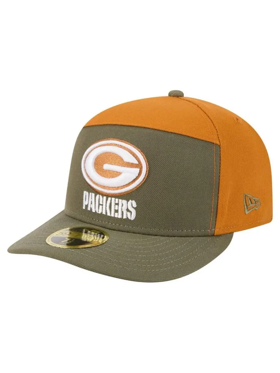 New Era Мужская кепка Green Bay Packers Two-Tone Color Pack Split Panel 59FIFTY