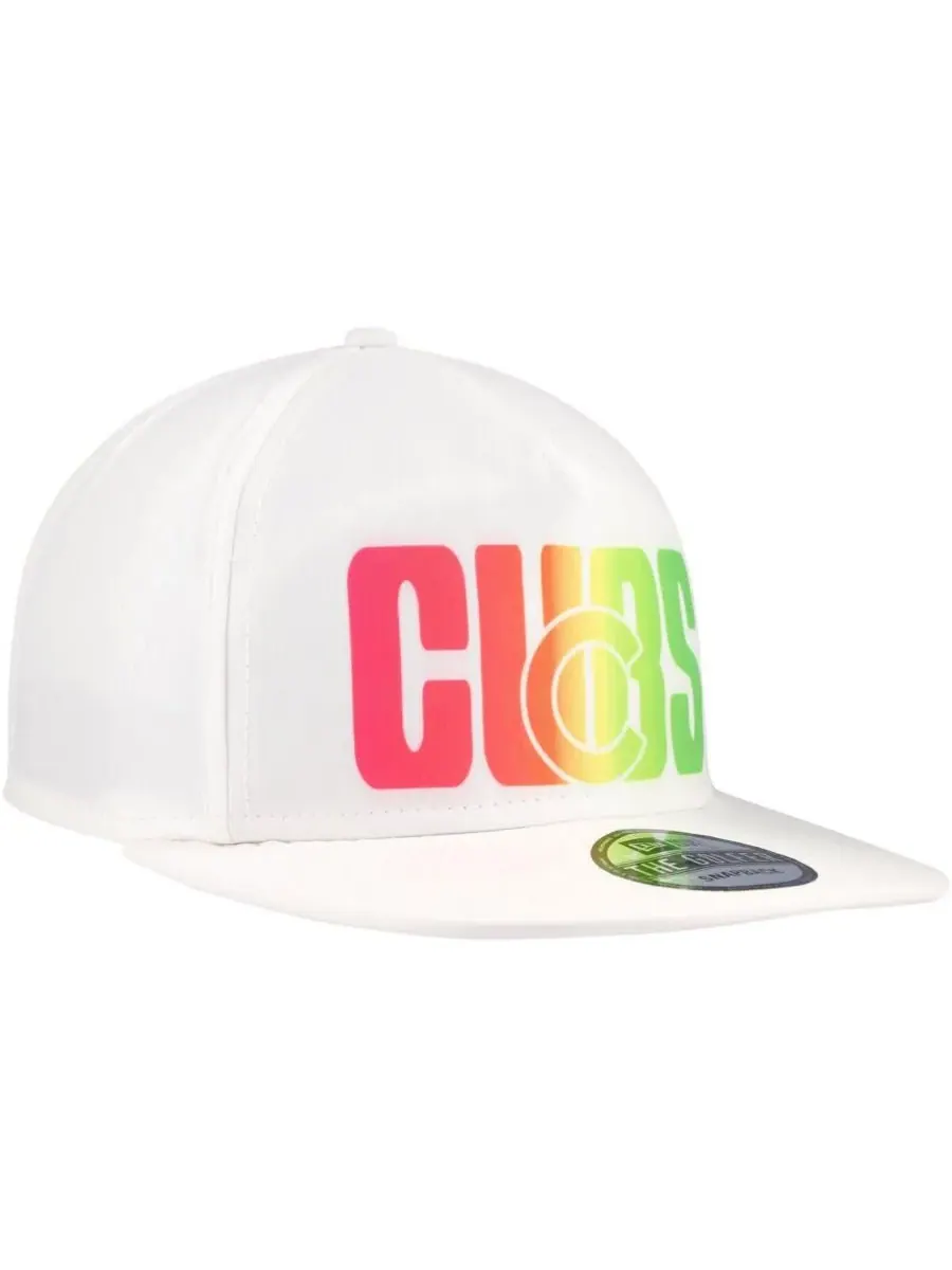 New Era Мужская белая бейсболка Chicago Cubs Spring Spectrum Golfer Snapback — изображение 2 из 4, белый