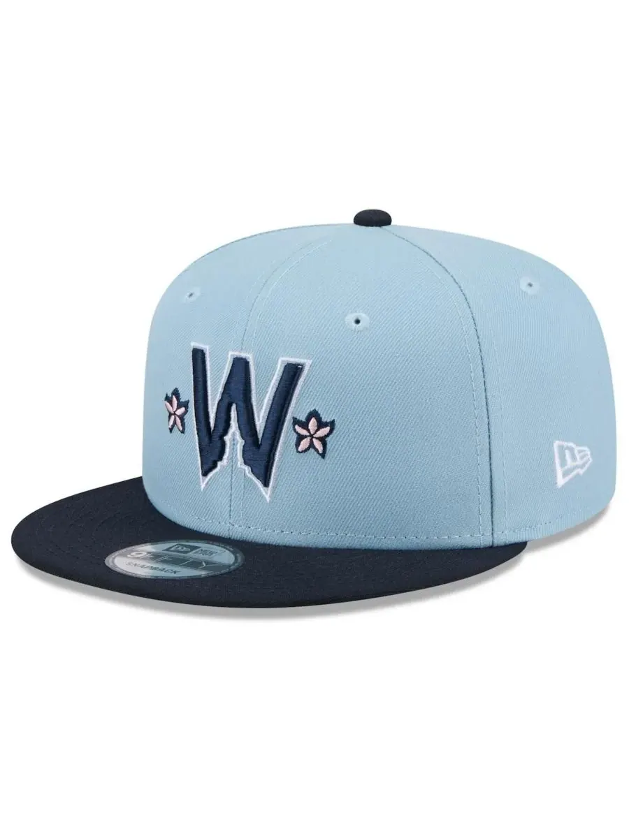 New Era Мужская светло-голубая/темно-синяя бейсболка Washington Nationals 2025 City Connect 9FIFTY