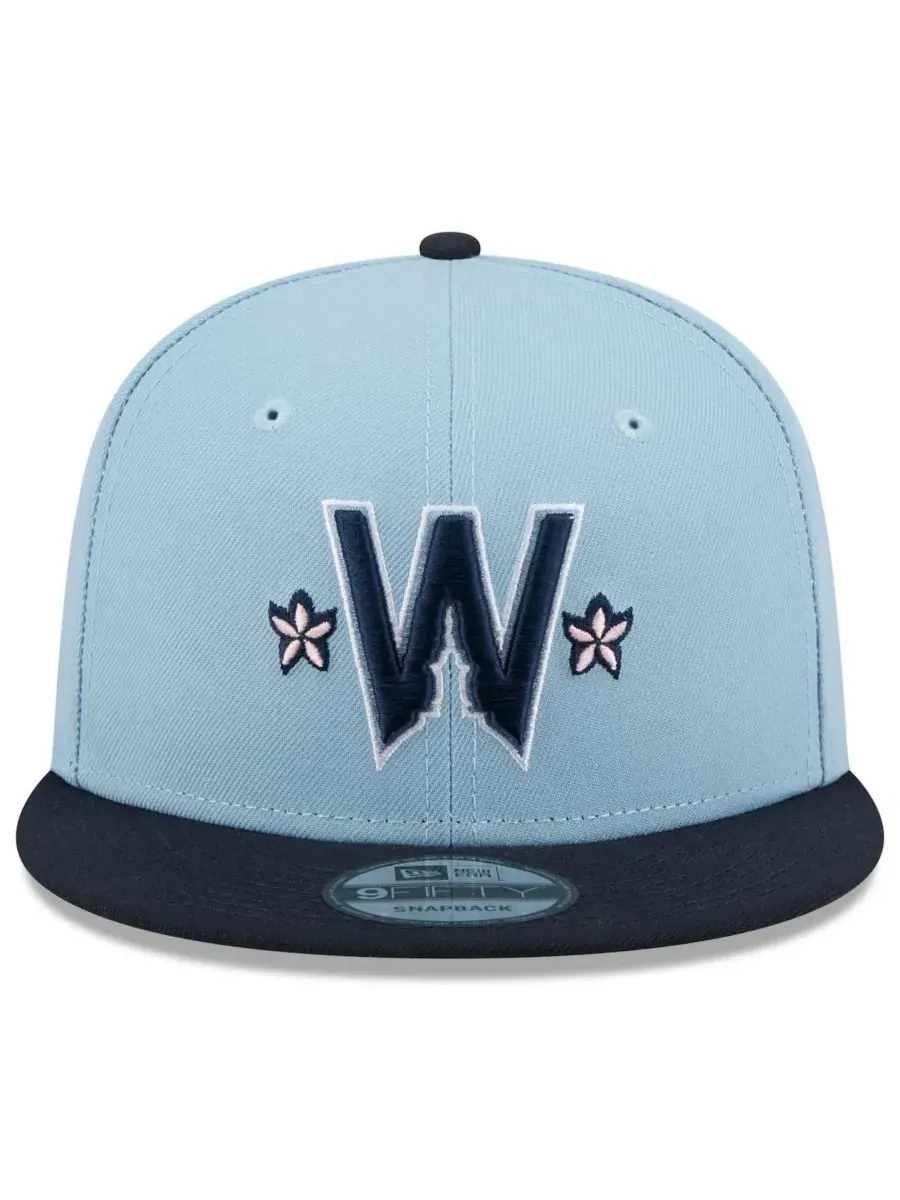 New Era Мужская светло-голубая/темно-синяя бейсболка Washington Nationals 2025 City Connect 9FIFTY — изображение 2 из 5