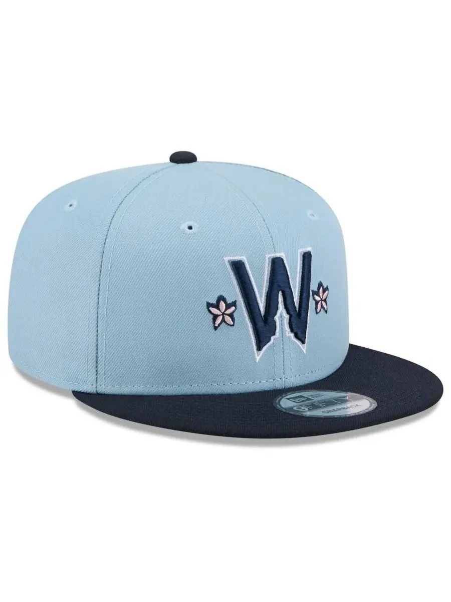 New Era Мужская светло-голубая/темно-синяя бейсболка Washington Nationals 2025 City Connect 9FIFTY — изображение 5 из 5