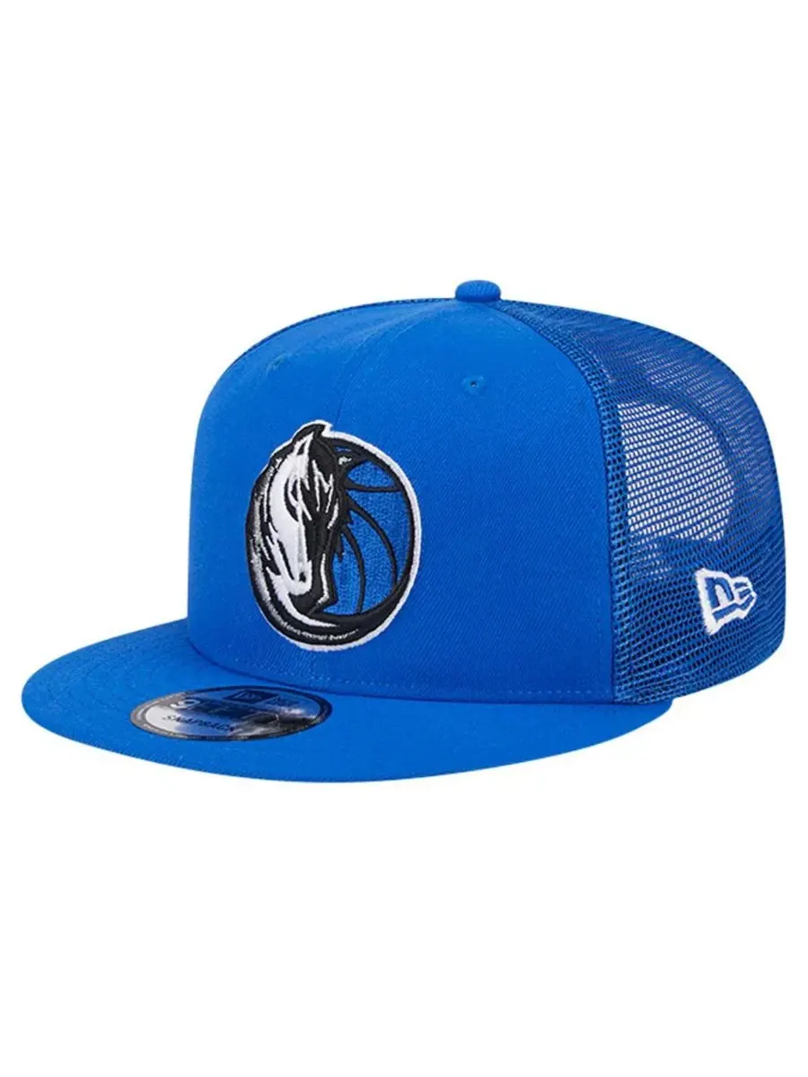 New Era Мужская синяя кепка Dallas Mavericks Evergreen Meshback 9FIFTY с застежкой-регулятором