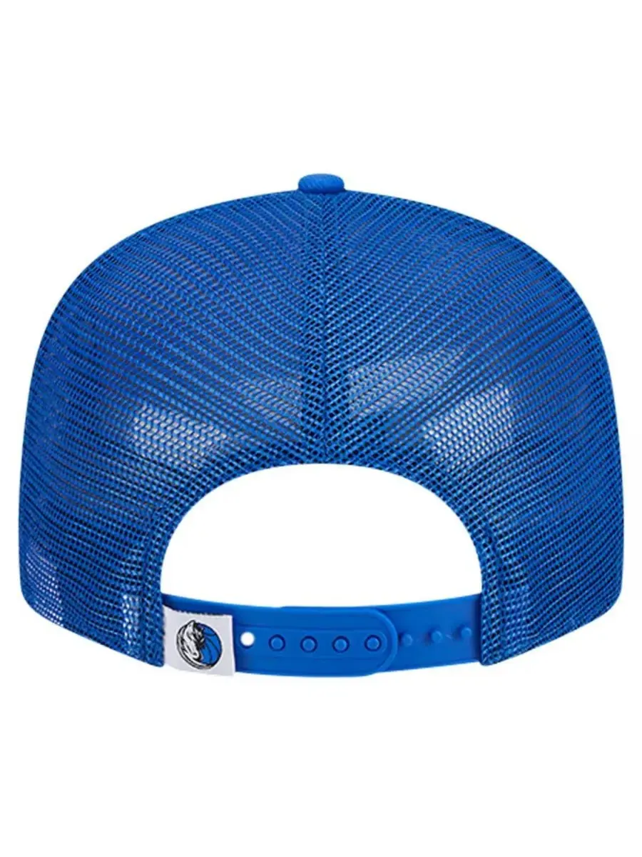 New Era Мужская синяя кепка Dallas Mavericks Evergreen Meshback 9FIFTY с застежкой-регулятором — изображение 3 из 4, синий