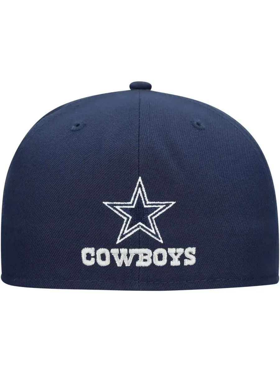 New Era Мужская темно-синяя бейсболка Dallas Cowboys Ransom 59FIFTY — изображение 3 из 5, темно-синий