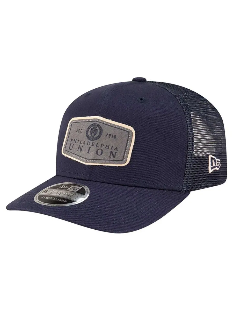 New Era Мужская темно-синяя бейсболка Philadelphia Union с маркировкой 9SEVENTY, регулируемая по