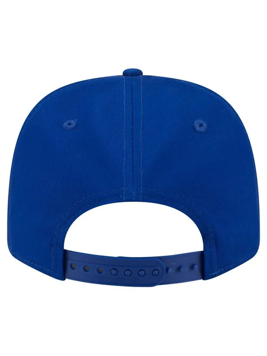Мужская бейсболка Royal Chicago Cubs Circle Patch 9SEVENTY с эластичной застежкой-кнопкой New Era — изображение 4 из 4