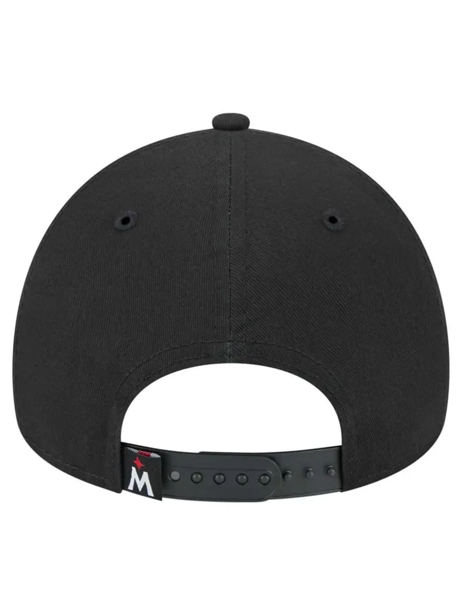 New Era Мужская черная регулируемая кепка Minnesota Twins 9FORTY A-Frame — изображение 2 из 5, черный