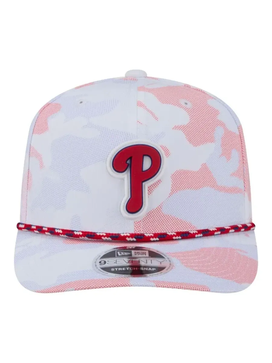 Кепка с принтом Camo Rope 9SEVENTY New Era — изображение 2 из 5, белый