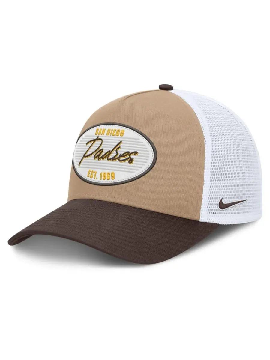 Кепка-тракер Nike San Diego Padres Rise A-Frame