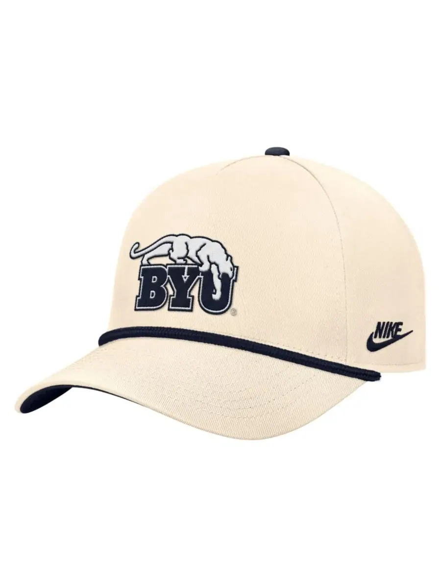 Бейсболка Nike BYU Cougars Vintage Rope Rise — изображение 2 из 3, прозрачный