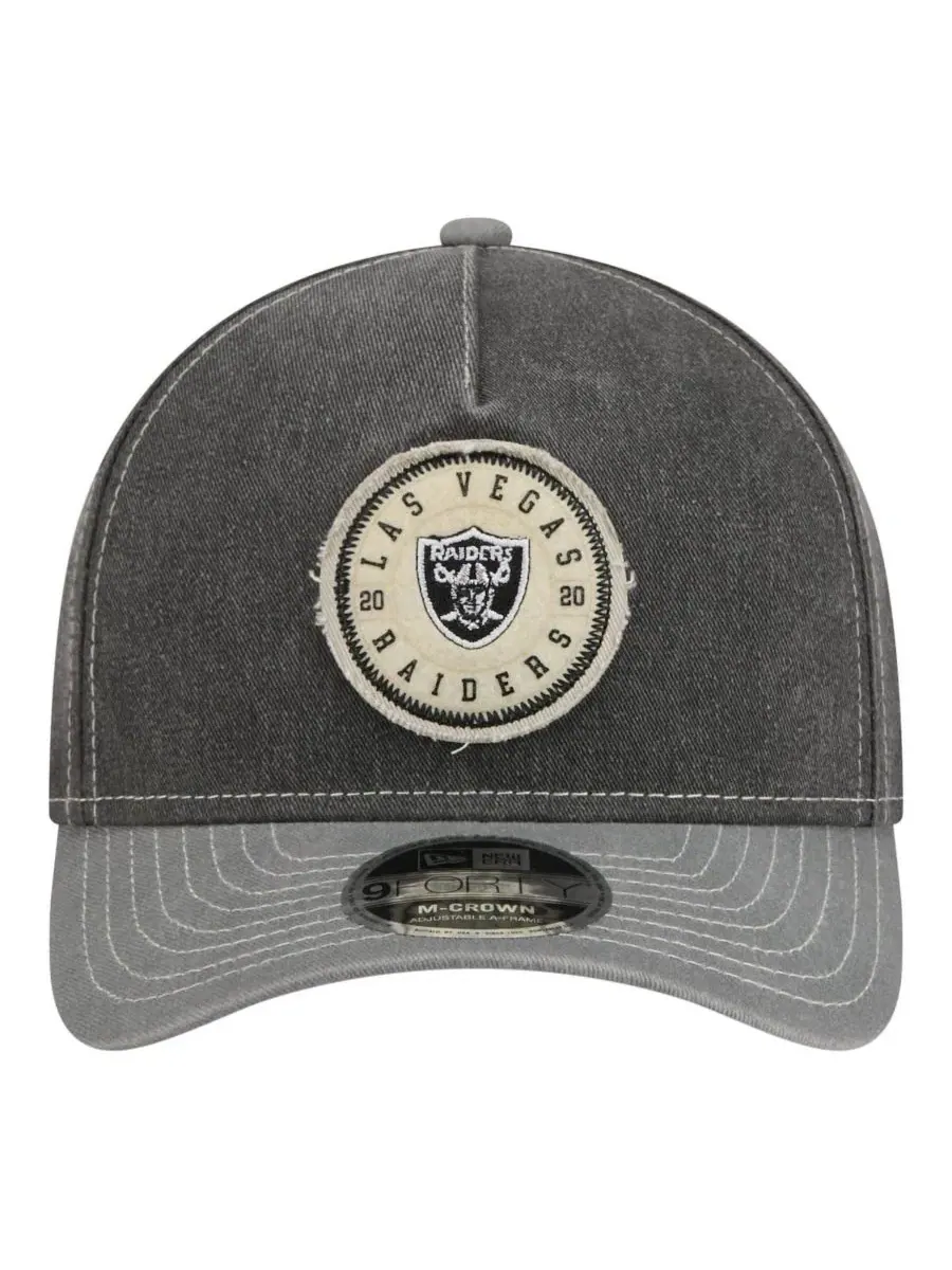 Кепка New Era 9FORTY Felt A-Frame — изображение 4 из 4, черный серебристый