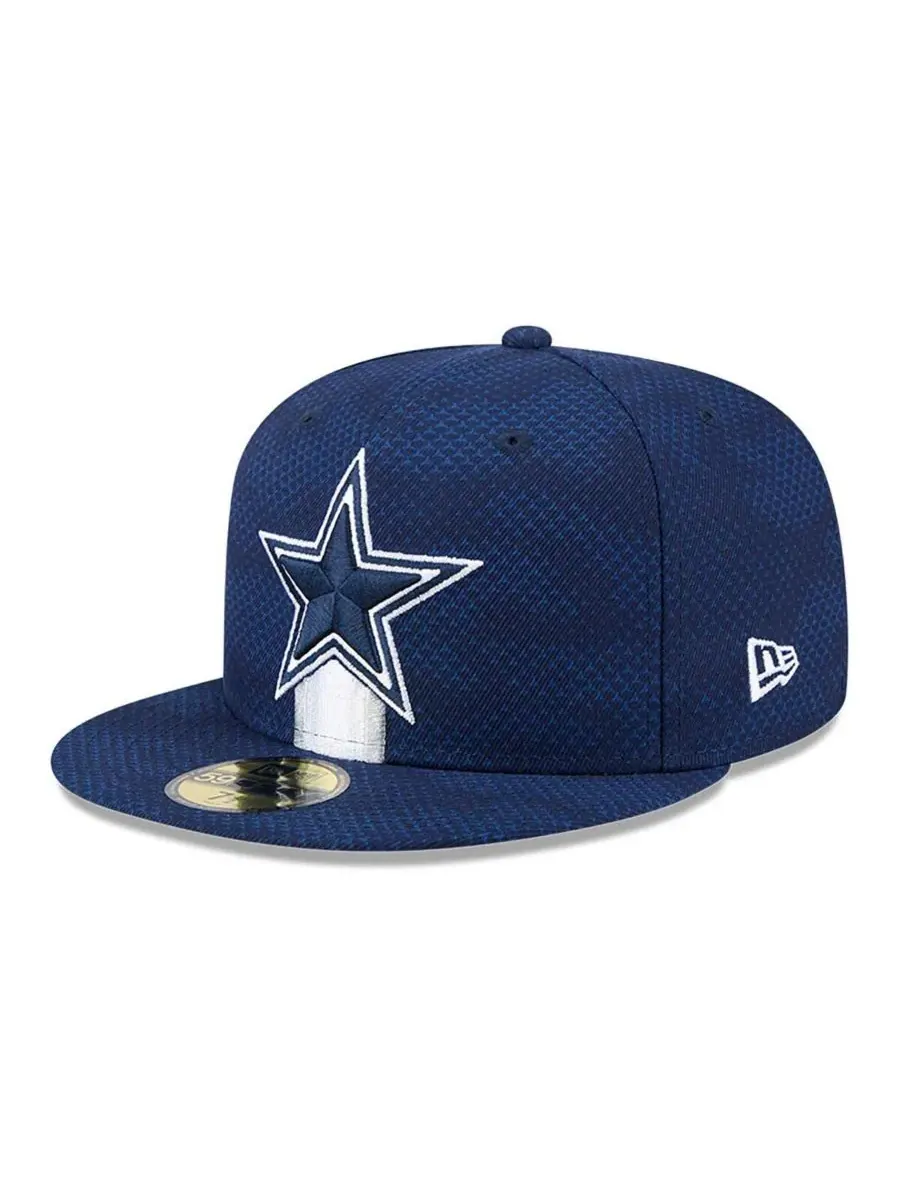 New Era Мужская темно-синяя бейсболка Dallas Cowboys 2024 Sideline 59FIFTY — изображение 3 из 4, темно-синий