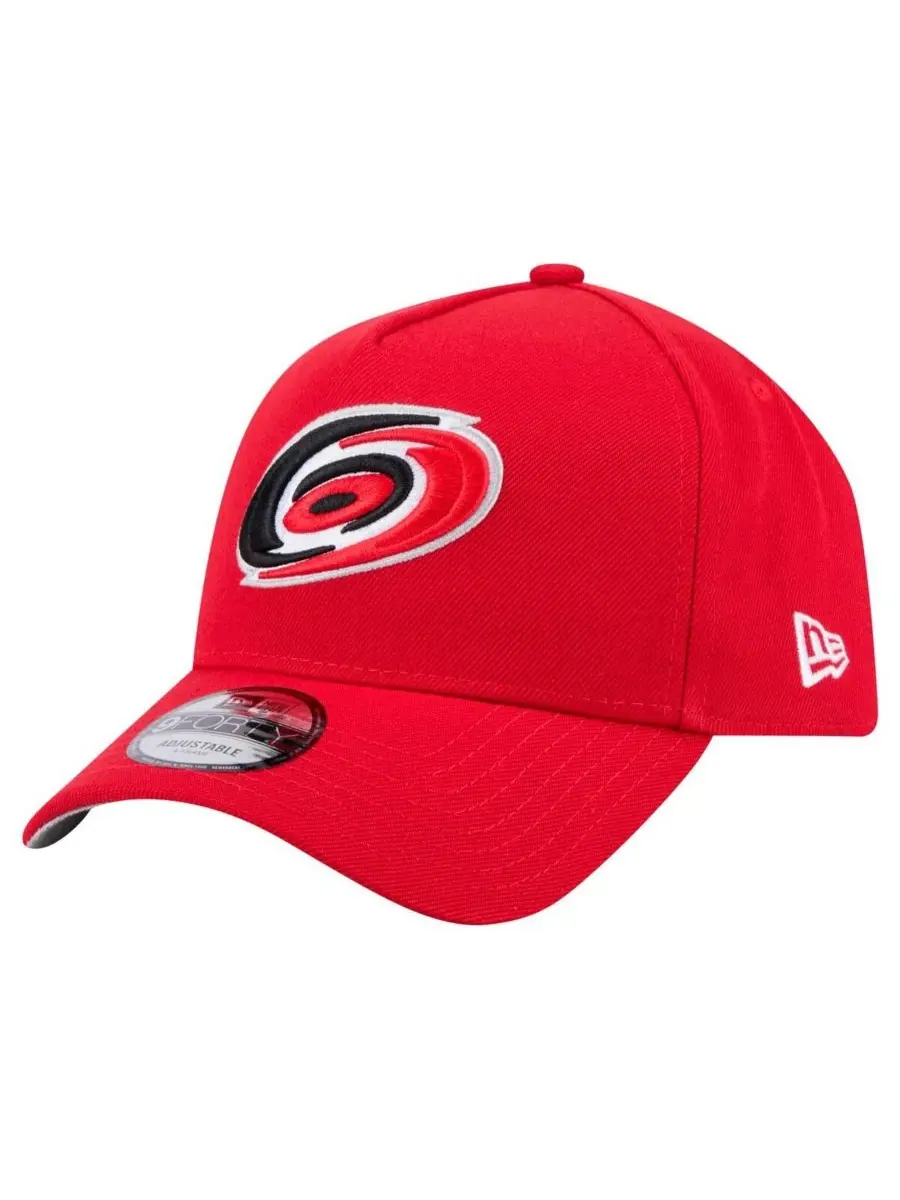 New Era Мужская красная регулируемая кепка Carolina Hurricanes Core A-Frame 9FORTY