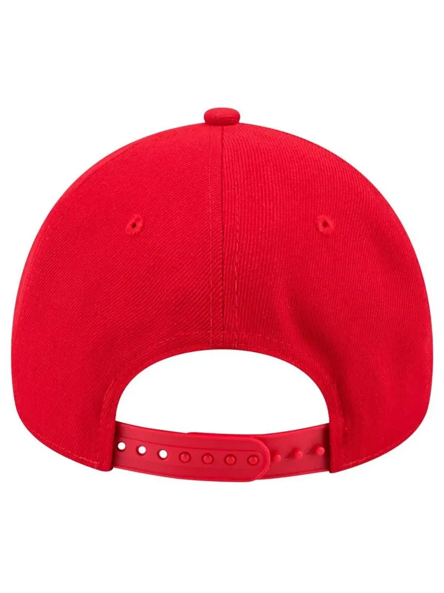 New Era Мужская красная регулируемая кепка Carolina Hurricanes Core A-Frame 9FORTY — изображение 2 из 5, красный
