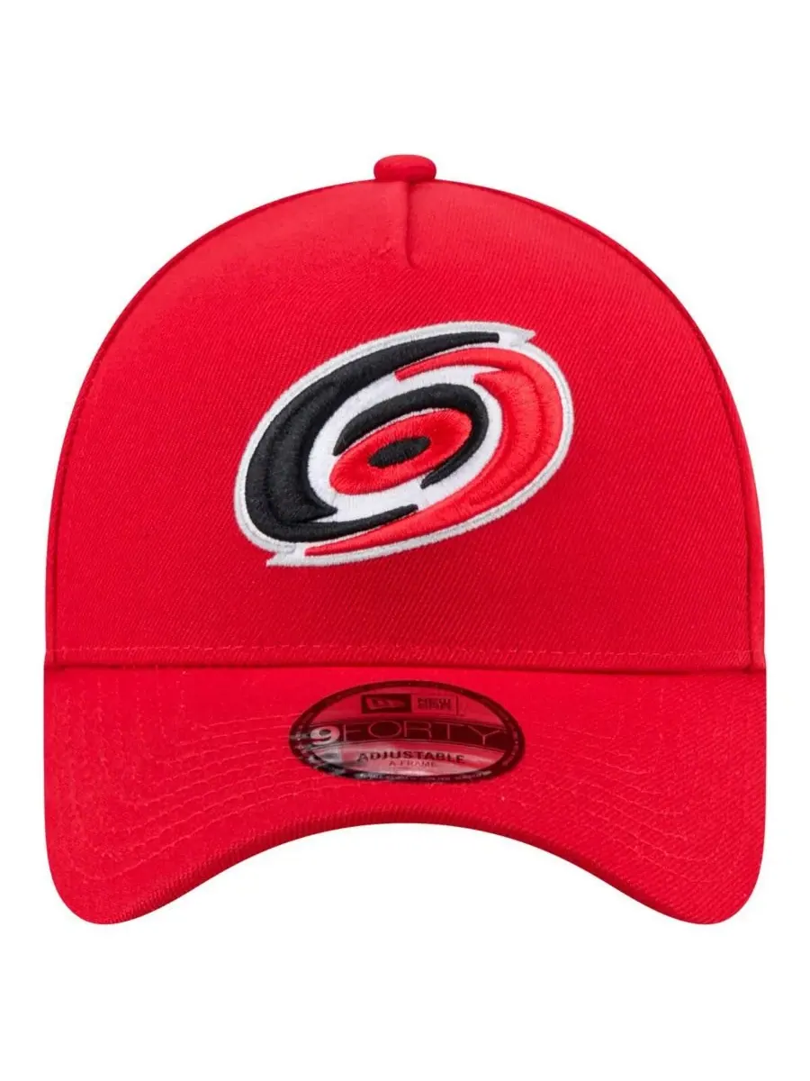 New Era Мужская красная регулируемая кепка Carolina Hurricanes Core A-Frame 9FORTY — изображение 4 из 5, красный