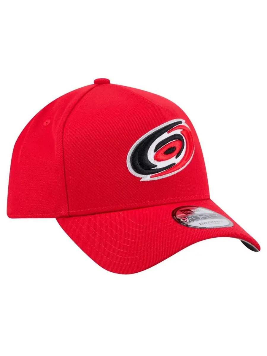 New Era Мужская красная регулируемая кепка Carolina Hurricanes Core A-Frame 9FORTY — изображение 5 из 5, красный