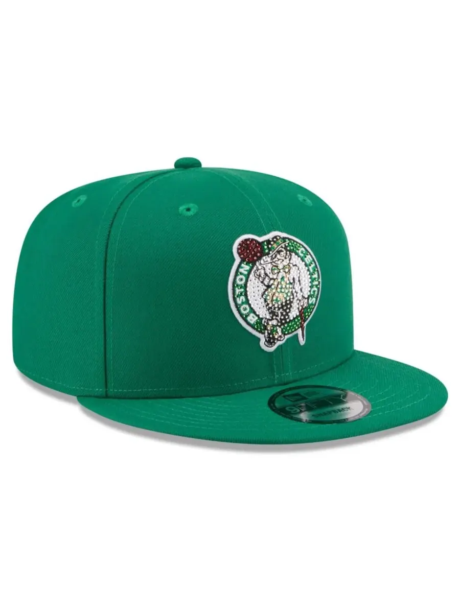 Кепка-снэпбек New Era 9FIFTY с вышивкой Boston Celtics — изображение 4 из 5, зеленый