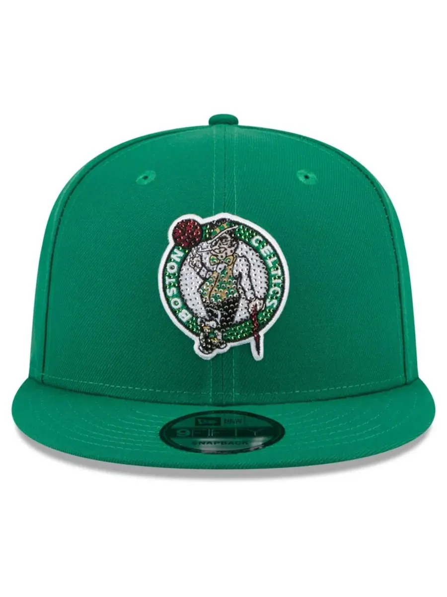 Кепка-снэпбек New Era 9FIFTY с вышивкой Boston Celtics — изображение 5 из 5, зеленый