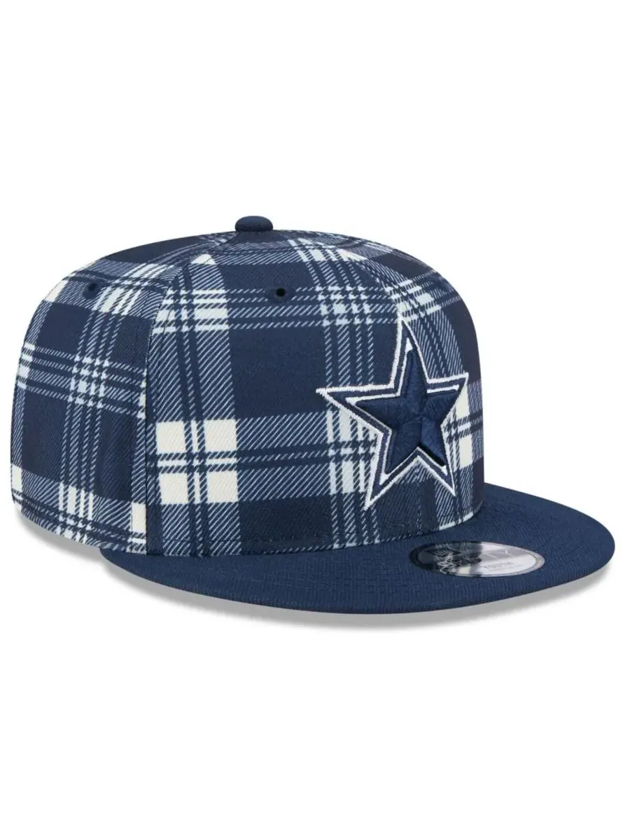 New Era Бейсболка Big Boys and Girls Navy Dallas Cowboys 2024 Sideline Statement 9FIFTY Snapback Hat — изображение 4 из 5