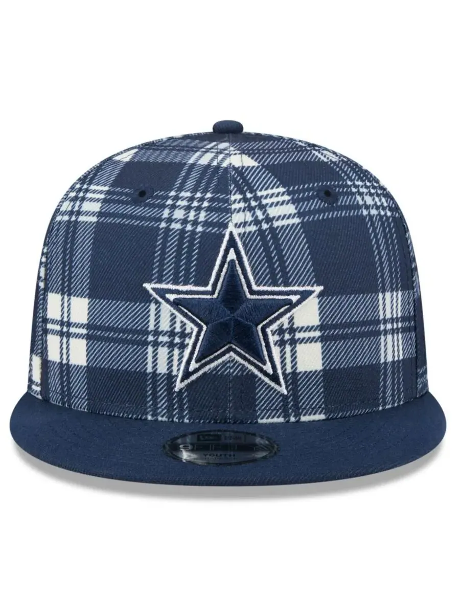 New Era Бейсболка Big Boys and Girls Navy Dallas Cowboys 2024 Sideline Statement 9FIFTY Snapback Hat — изображение 5 из 5