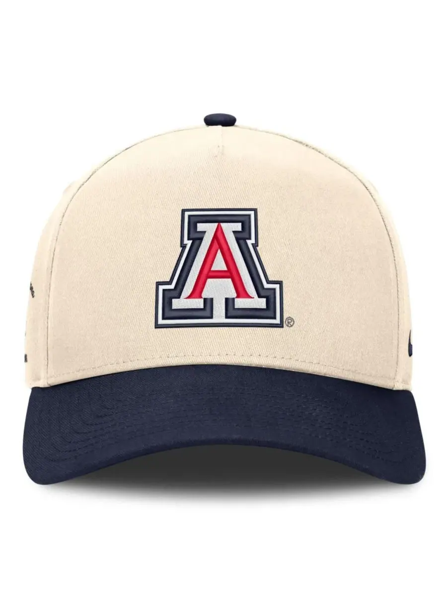 Бейсболка Nike Campus Prep Rise Adjustable с вышивкой Arizona Wildcats — изображение 2 из 4, натуральный темно-синий