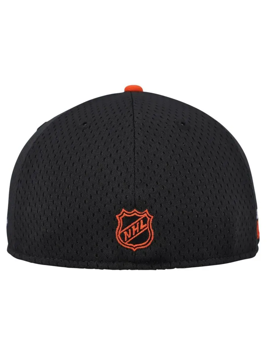 Кепка-фиттед с сеткой Philadelphia Flyers New Era — изображение 2 из 4, черный оранжевый