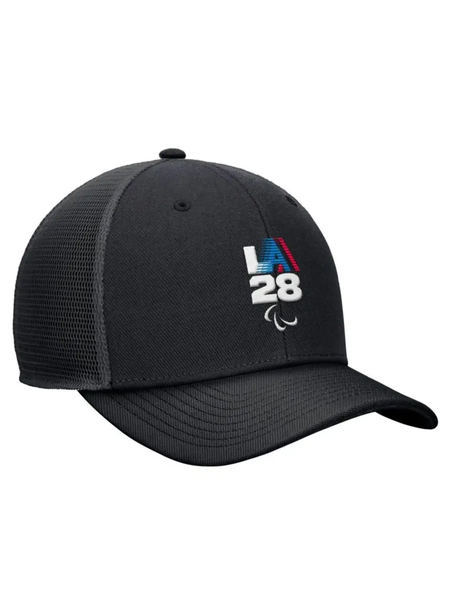 Бейсболка-тракер Nike LA28 Summer Paralympics Retro Stripe Rise — изображение 2 из 3, черный