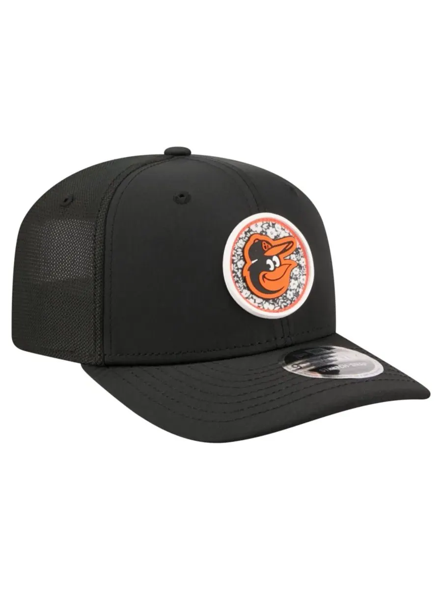 Кепка с принтом Floral Patch New Era — изображение 4 из 5, черный