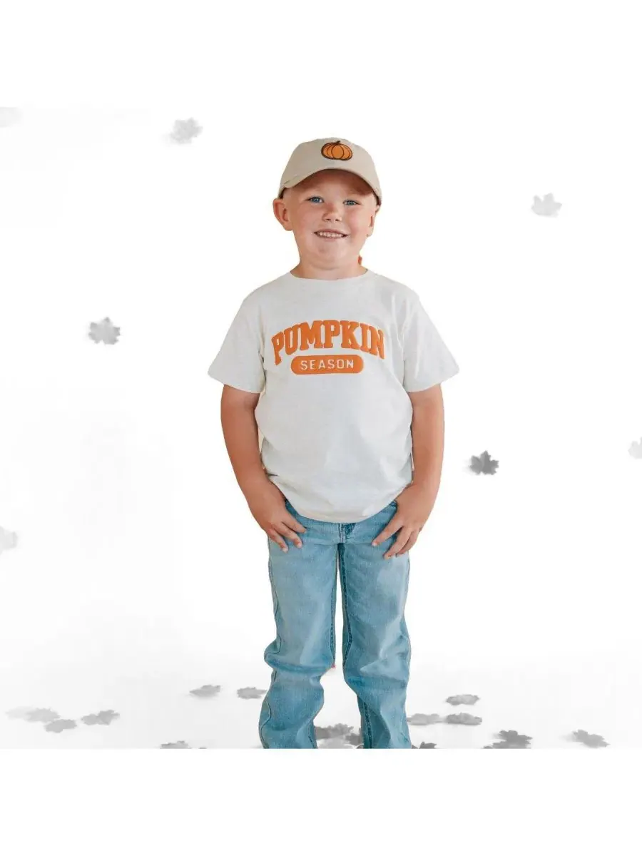 Детская кепка с вышивкой Pumpkin Patch Sweet Wink — изображение 2 из 5, хаки