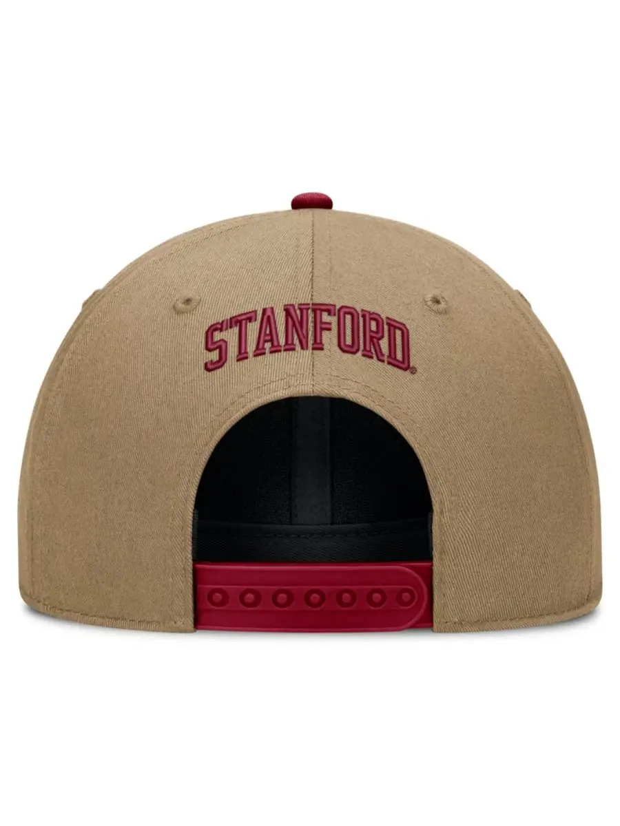 Кепка с эмблемой Stanford Cardinal, Dri-FIT Nike — изображение 4 из 4, бежевый
