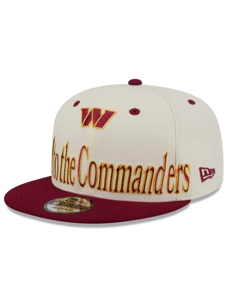 Кепка-снэпбек с вышивкой Washington Commanders New Era