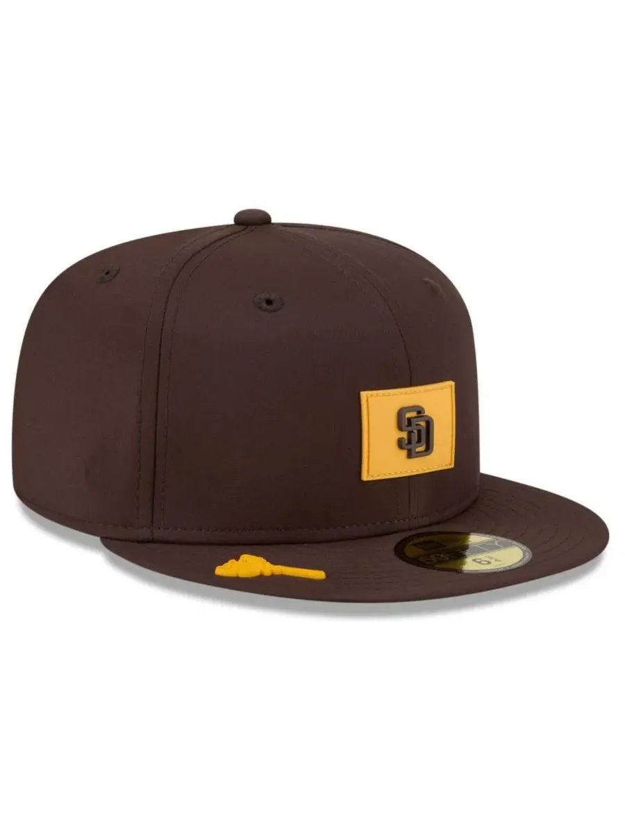 Кепка New Era San Diego Padres 2026 Clubhouse 59FIFTY — изображение 3 из 4, коричневый