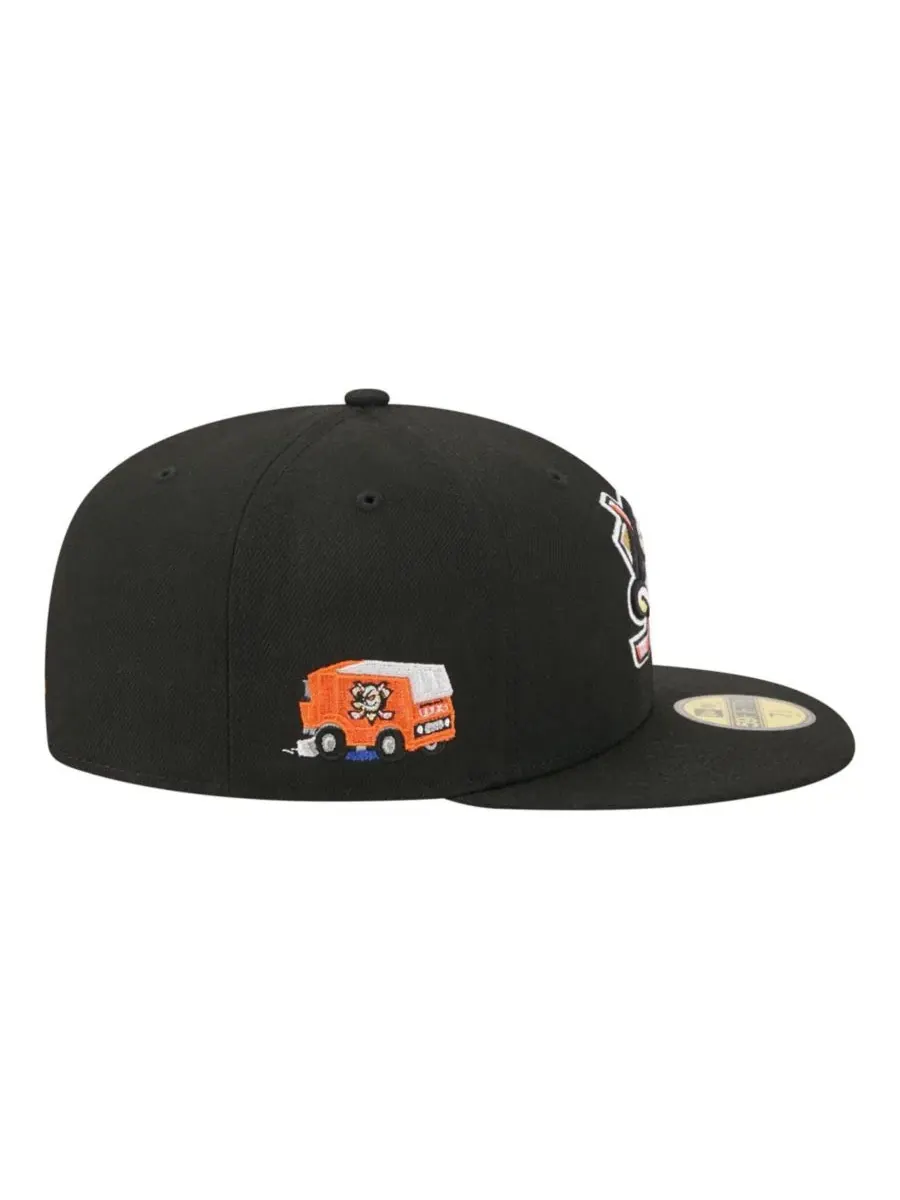 Кепка с высокой тульей, с вышивкой, Zamboni 59FIFTY New Era — изображение 6 из 7, черный