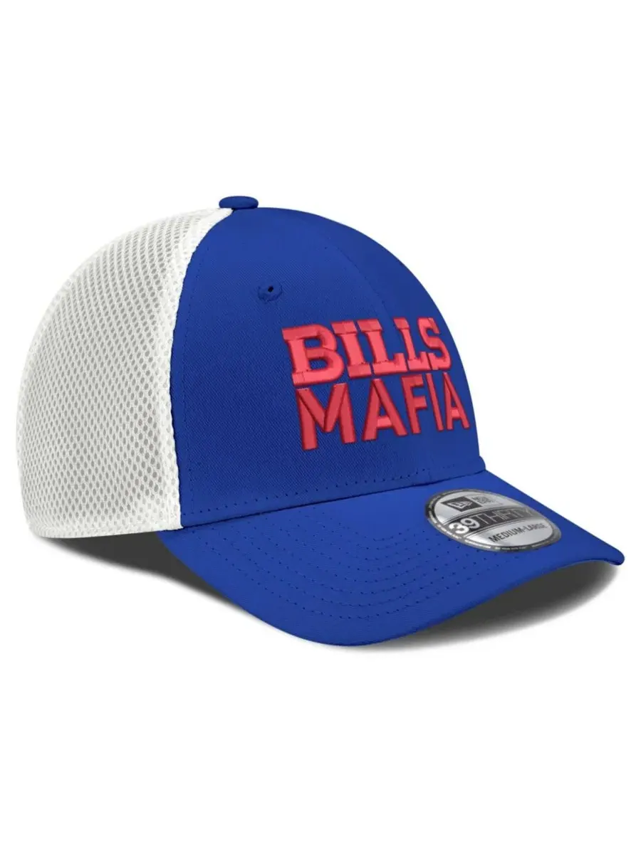 Бейсболка New Era Bills Mafia Neo 39THIRTY Flex — изображение 3 из 4, белый