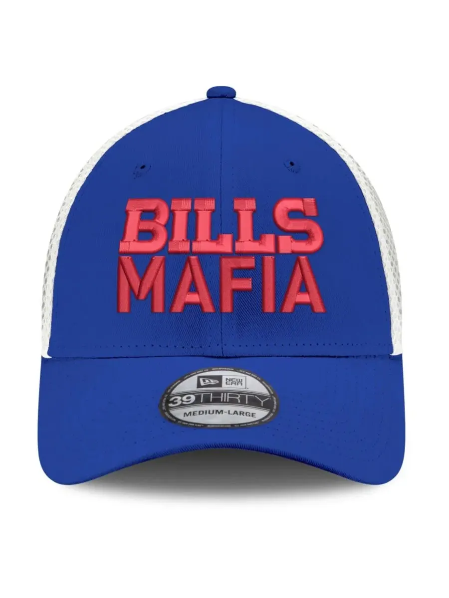 Бейсболка New Era Bills Mafia Neo 39THIRTY Flex — изображение 4 из 4, белый