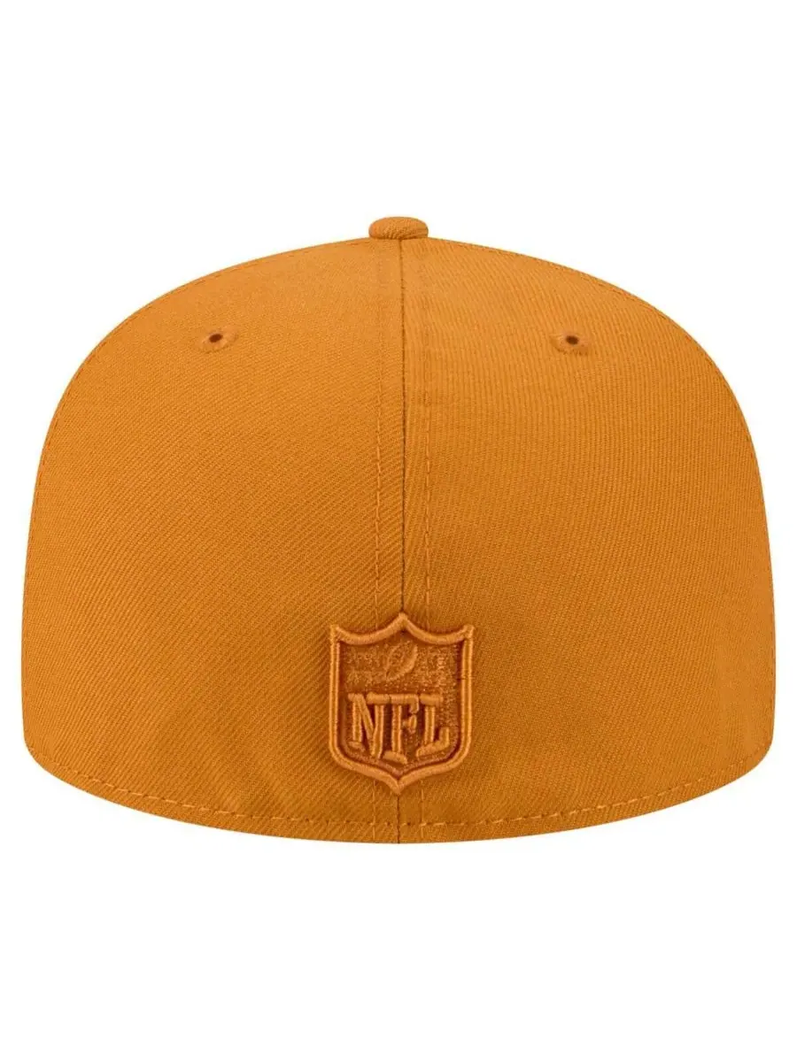 New Era Мужская коричневая бейсболка Philadelphia Eagles Color Pack A-Frame 59FIFTY Fitted Hat — изображение 2 из 5