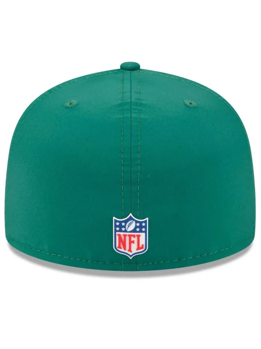 New Era Мужская зеленая кепка New York Jets 2025 Sideline 59FIFTY — изображение 2 из 5, зеленый