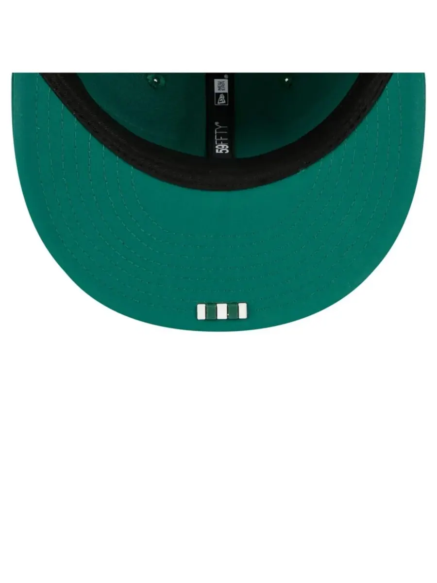 New Era Мужская зеленая кепка New York Jets 2025 Sideline 59FIFTY — изображение 3 из 5, зеленый