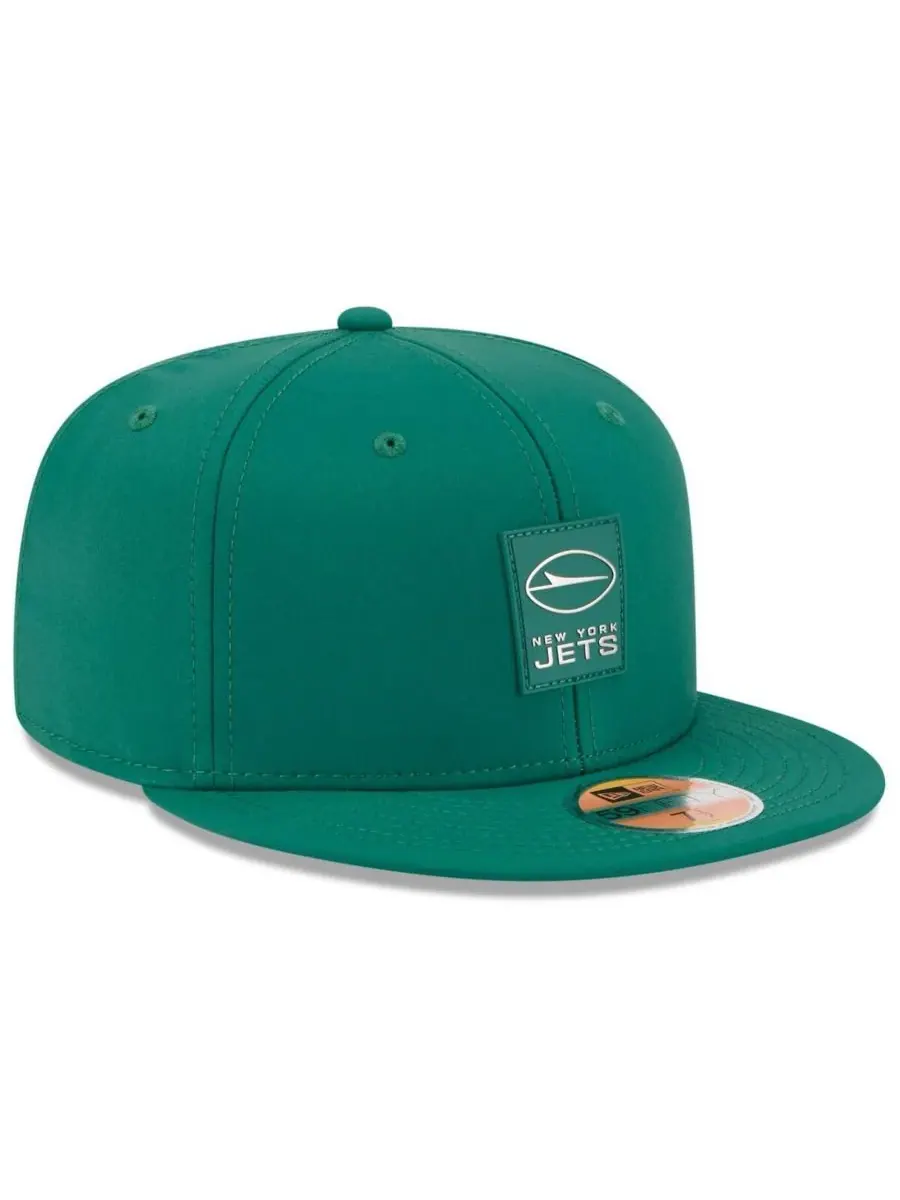 New Era Мужская зеленая кепка New York Jets 2025 Sideline 59FIFTY — изображение 4 из 5, зеленый