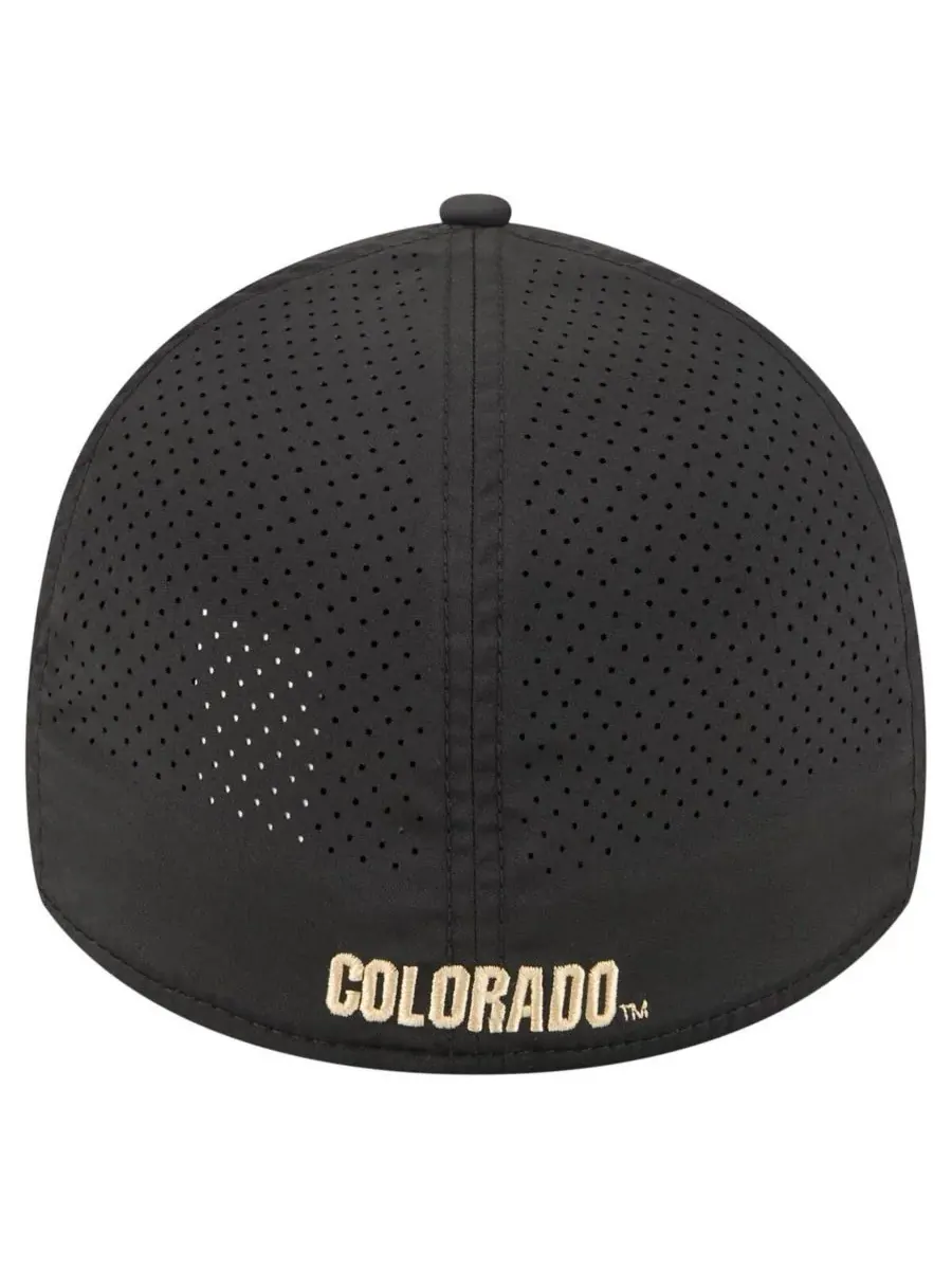 New Era Мужская черная кепка Colorado Buffaloes Rope 39THIRTY Flex — изображение 3 из 4, черный