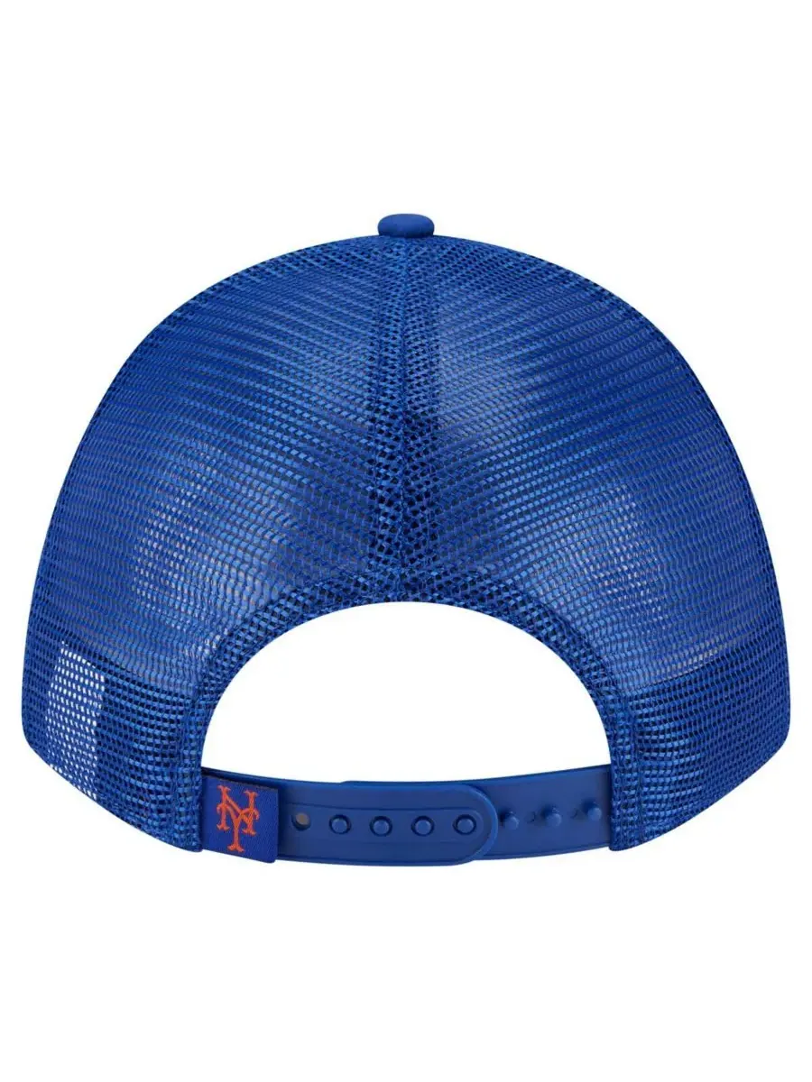 Мужская минималистичная регулируемая бейсболка Royal New York Mets 9FORTY A-Frame New Era — изображение 4 из 4, королевский