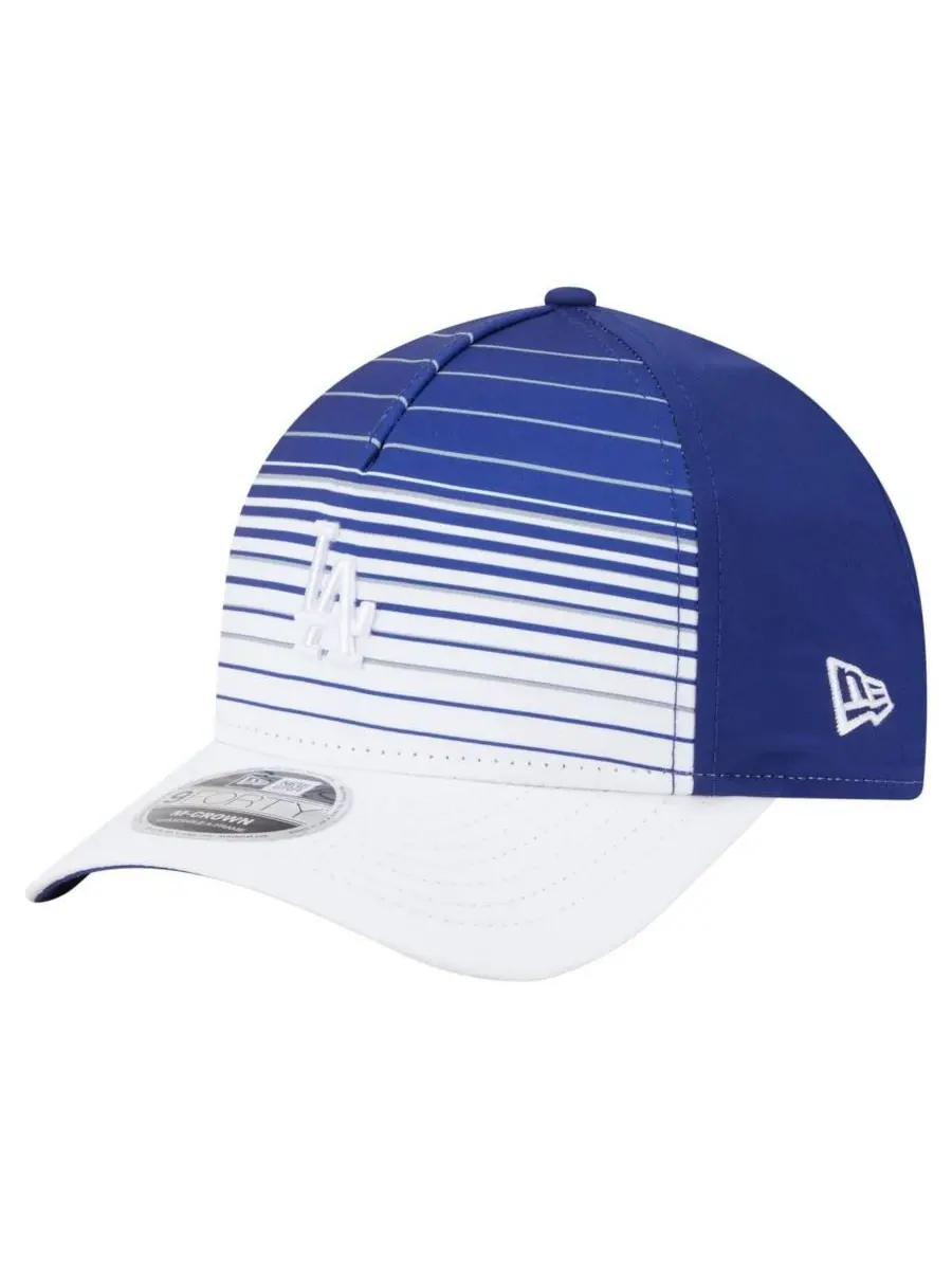 Мужская бейсболка Royal Los Angeles Dodgers Gradient 9FORTY с регулируемой высотой короны M-Crown