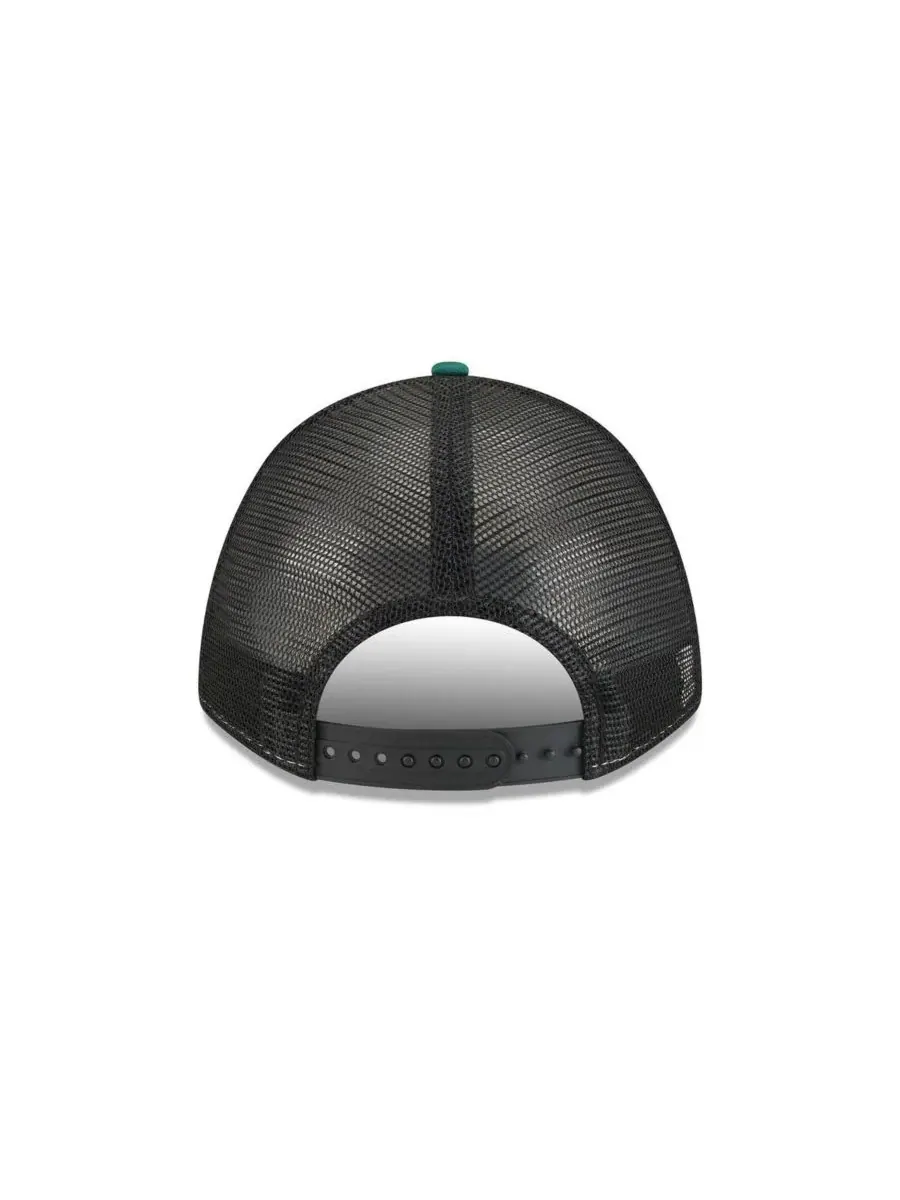New Era Мужская зеленая кепка Philadelphia Eagles Linear A-Frame 9FORTY с регулируемой высотой — изображение 2 из 5, зеленый