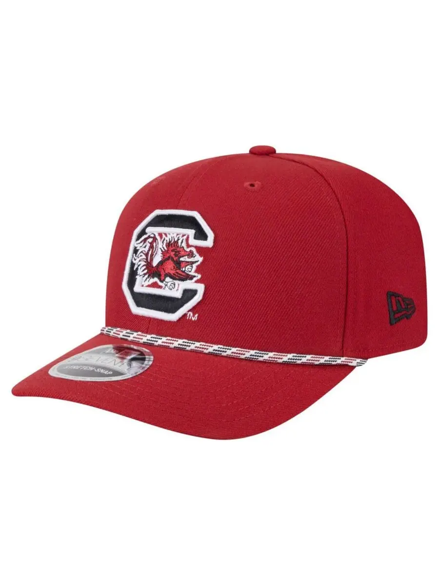 New Era Мужская кепка Garnet South Carolina Gamecocks Game Day Multi-Rope 9SEVENTY Stretch-Snap Hat
