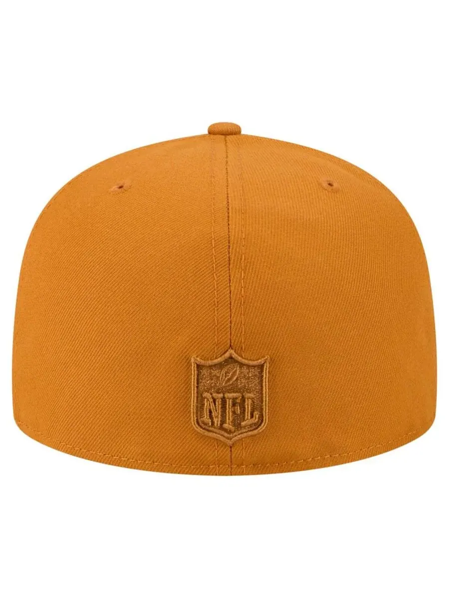 New Era Мужская коричневая бейсболка Miami Dolphins Color Pack A-Frame 59FIFTY Fitted Hat — изображение 2 из 5, коричневый