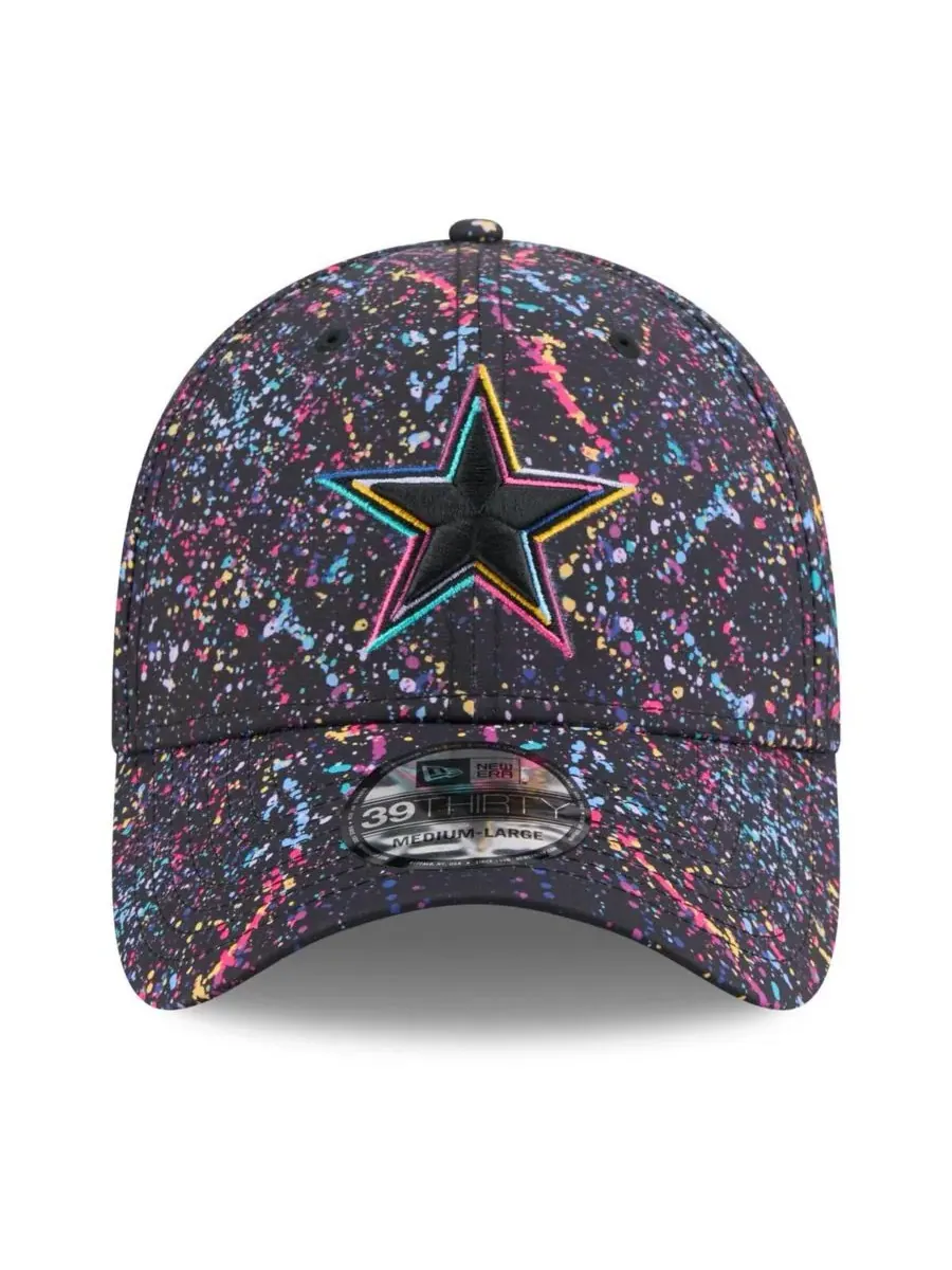 New Era Мужская черная кепка Dallas Cowboys 2025 NFL Crucial Catch 39THIRTY Flex Hat — изображение 2 из 5, черный