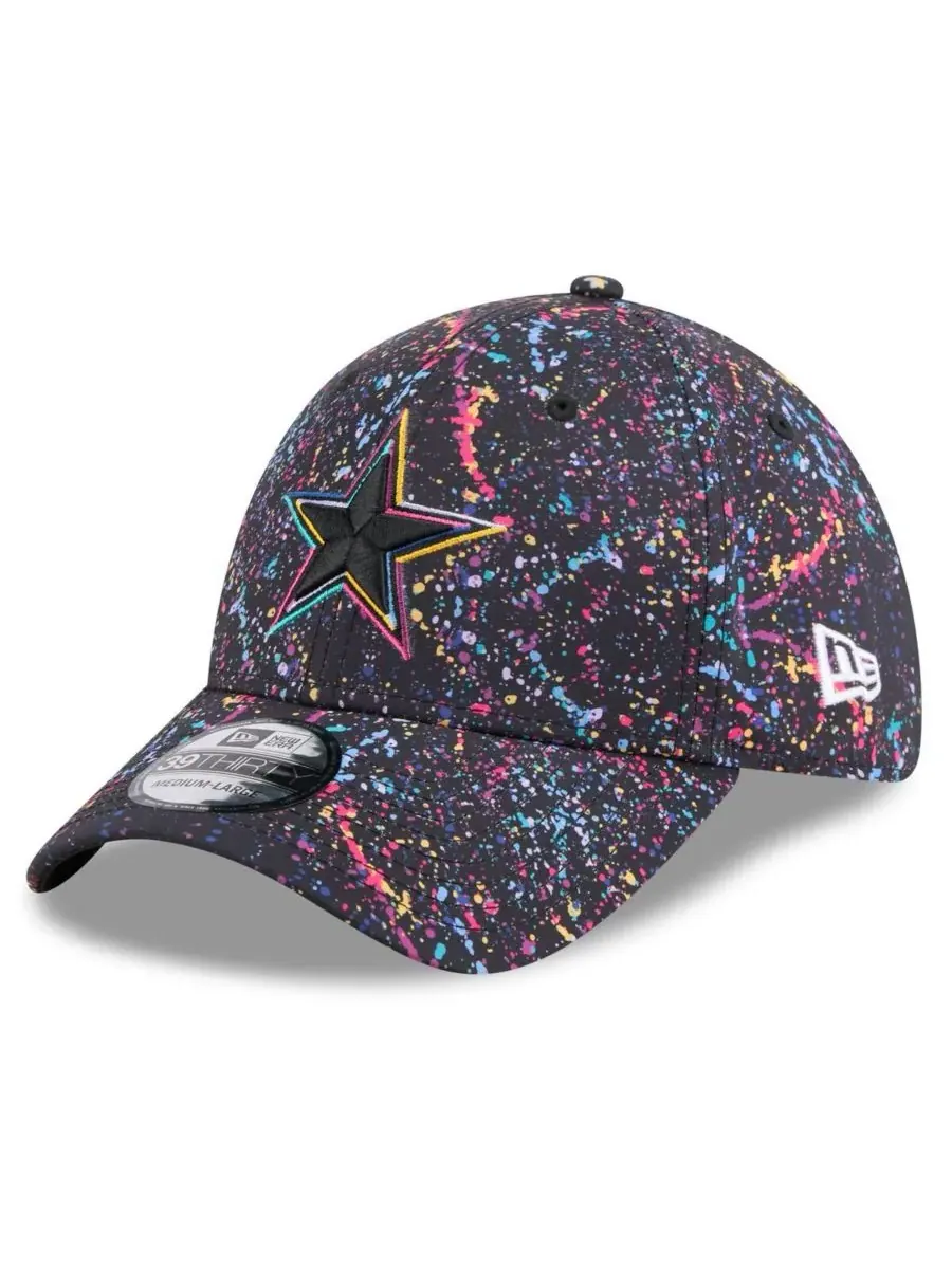 New Era Мужская черная кепка Dallas Cowboys 2025 NFL Crucial Catch 39THIRTY Flex Hat — изображение 3 из 5, черный