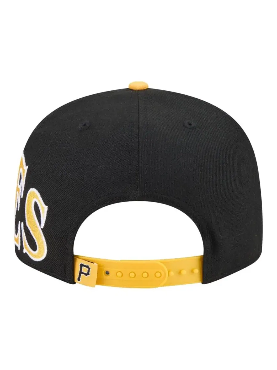 Кепка-снапбек New Era Pittsburgh Pirates Stretched Two-Tone 9FIFTY — изображение 4 из 7, черный золотистый