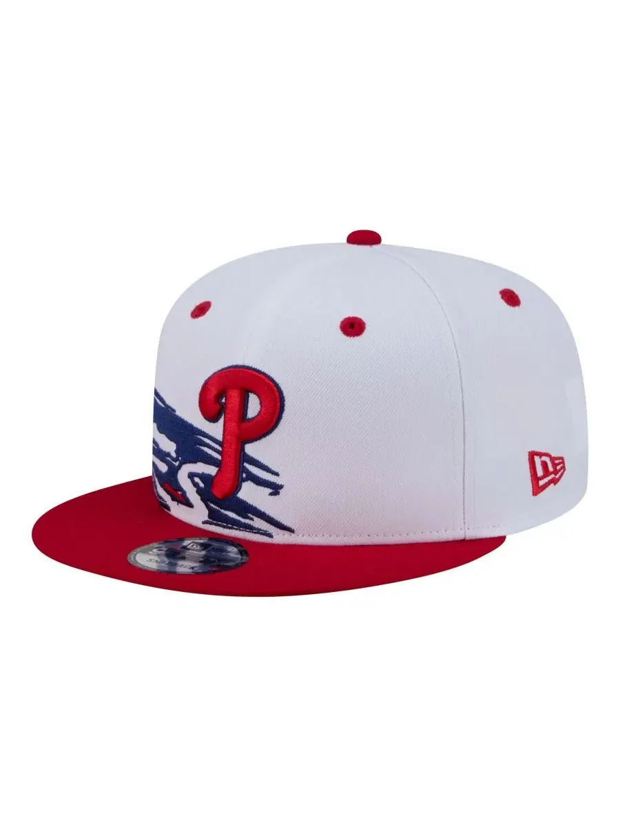 Кепка-снапбек с вышивкой Philadelphia Phillies New Era — изображение 3 из 5, белый красный