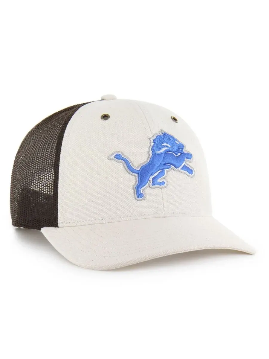 Бейсболка-тракер с сеткой, натуральный/коричневый, Detroit Lions, Carhartt x '47 — изображение 2 из 4, прозрачный